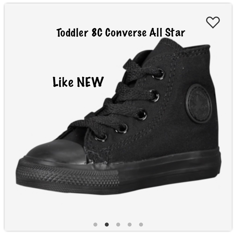 Like NEW toddler Converse All Star Hi Sneakers 8C